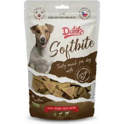 Dafiko Лакомство за куче - Меки Триъгълни Хапки Шунка