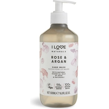 I Love Cosmetics Naturals Collection роза и арган течен сапун за ръце 500 мл