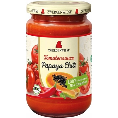 Zwergenwiese Paradajková omáčka papaya-chili bio 350 g