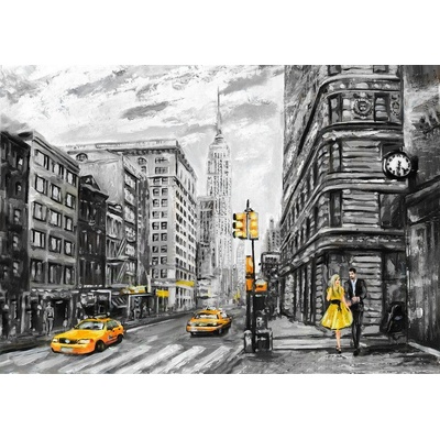 Postershop Fototapeta vliesováNew York malovaný rozměry 184x254 cm