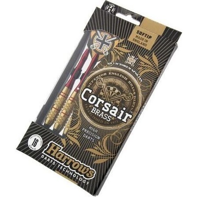 Harrows Soft Corsair Red 16g Brass