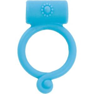 Sensual Вибриращ пенис ринг със сменяеми батерии "love blue ring