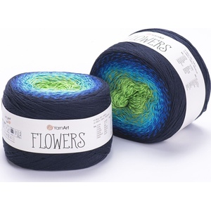YARNART Flowers 300 Плетива прежда (Flowers 300)