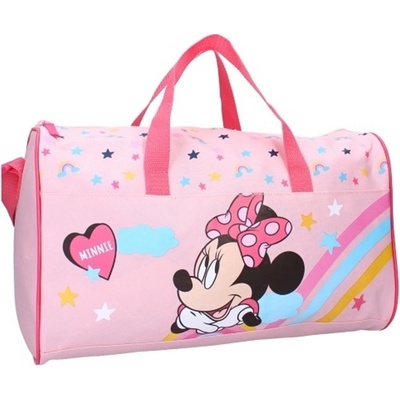 Vadobag sportovní taška Minnie Mouse s Duhou Disney 8552