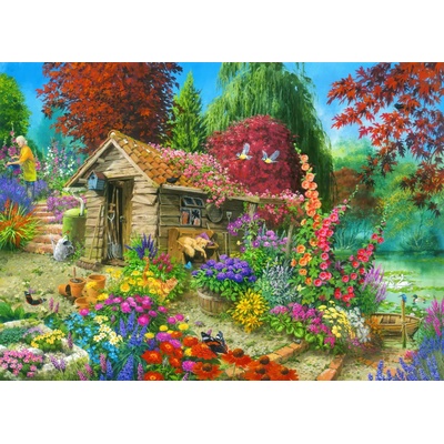 Bluebird Puzzle - Puzzle The Garden Shed - 500 piese