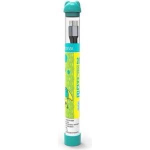 DEVIA ST101715 Gracious Tube PD 27W Type-C/Lightning 1 м черен кабел за данни и зареждане (ST101715)