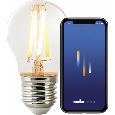 Nordlux Chytrá žárovka E27 4,7W 2200-6500K čirá Chytré