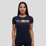 GymBeam Дамска тениска Grow Navy XXL