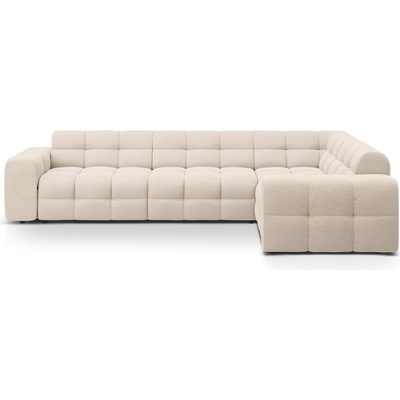 Micadoni Бежов ъглов диван (десен ъгъл/L форма) Kendal - Micadoni (MIC_RC_L_137_F1_KENDAL1)