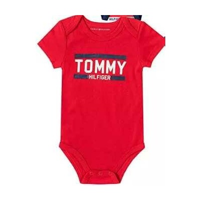 Tommy Hilfiger bodýčko pro chlapečka Liam červené