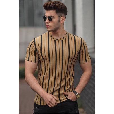 Madmext Мъжка тениска - Визон 306019 (306019_Визон)