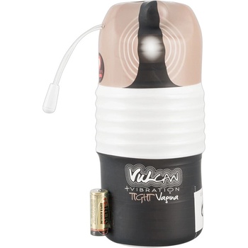 Vulcan Intimate System s vibráciou 15 cm priehľadný elastický