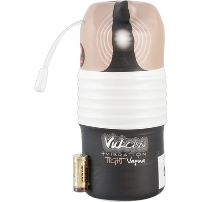 Vulcan Intimate System s vibráciou 15 cm priehľadný elastický