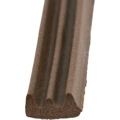 Vorel TO-76760 Těsnění do oken a dveří samolepící 9 x4 mm TYP E 6 m hnědé