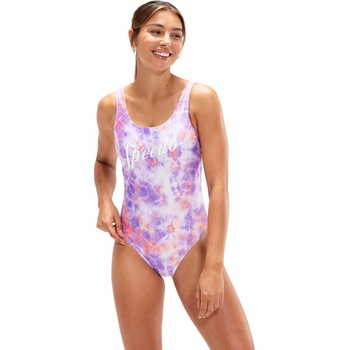 Speedo Цял бански womens printed logo deep u back