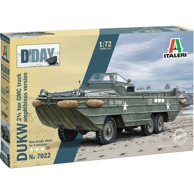 Italeri DUKW 2 1/2 ton GMC Truck Amphibious Version D Day 80° Anniversary 1:72