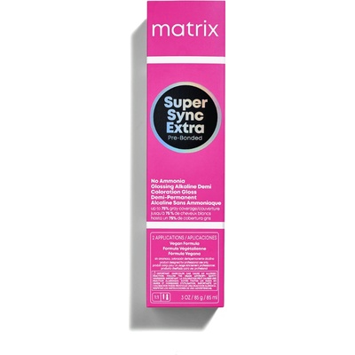 Matrix Super Sync Extra Pre-Bonded Glossing Alkaline Demi Toner 90 ml боя без амоняк 4NN