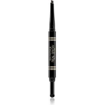 MAX Factor Real Brow Fill & Shape молив за вежди цвят 04 Deep Brown 0.6 гр