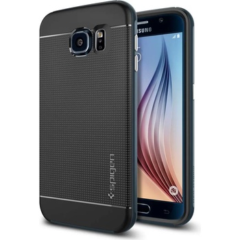 Image 1 of Spigen Neo Hybrid Case - хибриден кейс с висока степен на защита за Samsung Galaxy S6 (черен-сив)