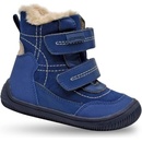Protetika chlapčenské zimné topánky Barefoot RAMOS BLUE modrá