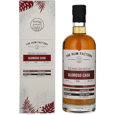 The Rum Factory Double Cask Collection Oloroso 45% 0,7 l (čistá fľaša)