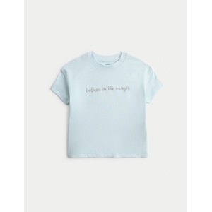 Marks & Spencer Топ с мотив Frozen от чист памук (2-8 години) Marks & Spencer многоцветна Marks & Spencer | Mnogotsveten | Момичешки | 2-3 години