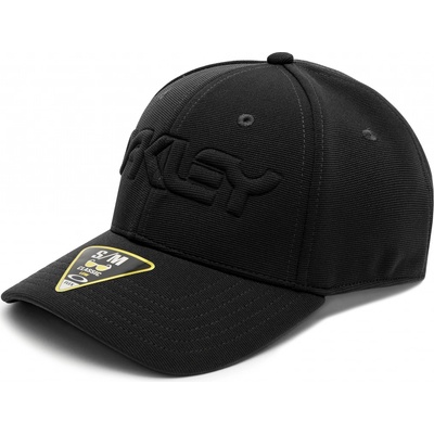 Oakley 6 Panel Stretch Hat Embossed Blackout