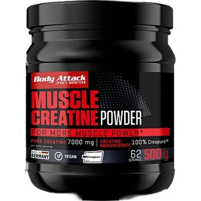 Body Attack Sports Nutrition Micronised Creatine Powder | Creapure [500 грама] Неовкусен
