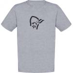Norrøna Мъжка тениска Norrøna /29 Cotton Viking T-Shirt - Grey Melange / Caviar (016-8193-0512)