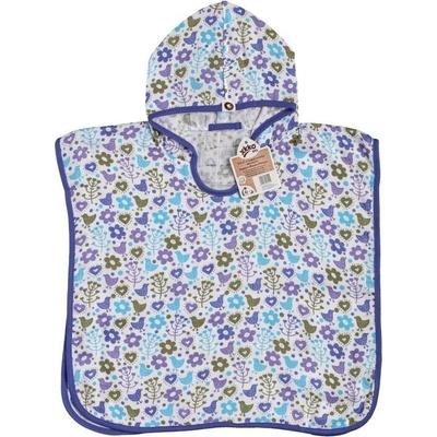 XKKO BMB Flowers&Birds Boys Bambusové pončo 2