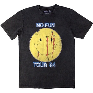 Mötley Crüe No Fun Tour '84 (Back Print) Charcoal Grey L Риза (MOTSTNW63MC03)