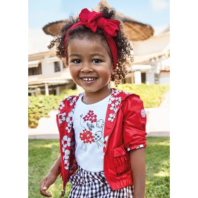 MAYORAL Яке против вятър с 2 лица за бебе момиче в червено Майорал