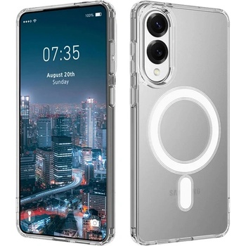 Gigapack Samsung S25 Edge GIGAPACK Силиконов протектор за телефон, устойчив на удар, MagSafe, ТРАНСМИТЪР GP-174334 (GP-174334)