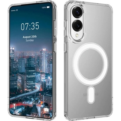 Gigapack Samsung S25 Edge GIGAPACK Силиконов протектор за телефон, устойчив на удар, MagSafe, ТРАНСМИТЪР GP-174334 (GP-174334)