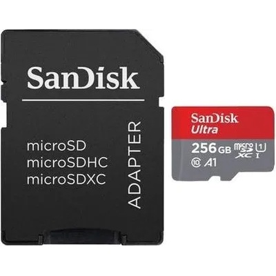 SanDisk microSDXC 256GB C10/UHS-I/A1 SDSQUAR-256G-GN6MA/173469