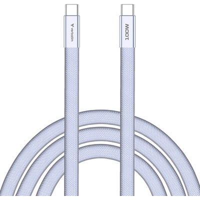 Verbatim 30278 USB-C SoftTouch USB C samec - USB C samec 100W 1,2m fialový