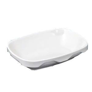 Kulsan KN-Правоъгълно плато 14, 5x10, 5см(3414)БЯЛО (013685)