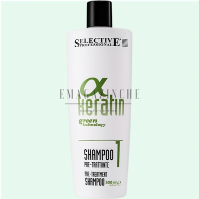 Selective Professional Дълбоко почистващ шампоан 500 мл. α-Keratin Pre-Treatment shampoo 1 (041372700)