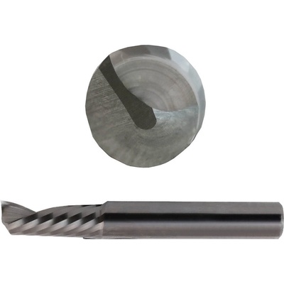 NÁSTROJE CZ Fréza 4-50/15mm, 1břit, stopka 4mm čelní válcová, břit přes střed, na neželezné kovy, levá - CZTK-6142-040-GS-RL-HA