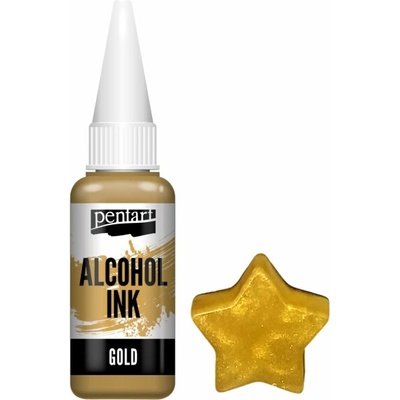 Pentart alkoholový atrament zlatý 20 ml