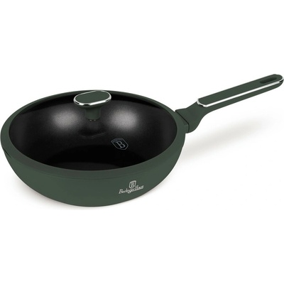 Pro-Tech shop Wok pánev s poklicí z tvrzeného skla Matte Green 28cm 55350