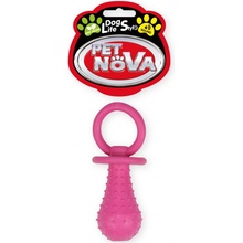 Petnova hračky pre zvieratá TPR PACIFIER PINK hračka pre psa 14 cm