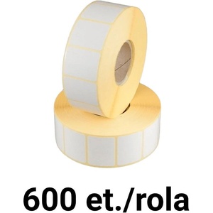 ZINTA Самозалепващи sgp етикети zinta 40х30мм, 600 ет. /ролка (40x30x600-sgp)