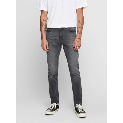 Only & Sons slim fit džíny Warp šedé