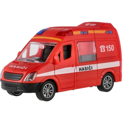 Teddies Auto hasiči plast 12cm na setrvačník