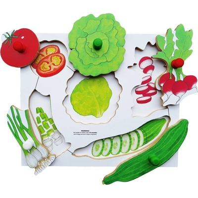 Just Jigsaws 154 Loupeme a krájíme plodiny 5 deskové 6 dielov