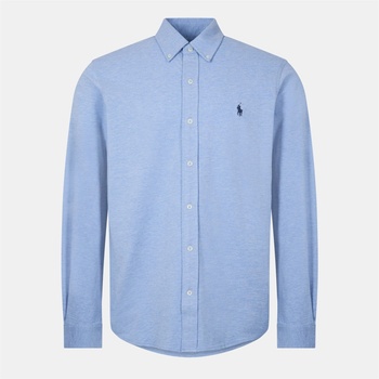 Ralph Lauren Риза Polo Ralph Lauren Men's Slim Fit Button-Down Plain Shirt - Isle Heather