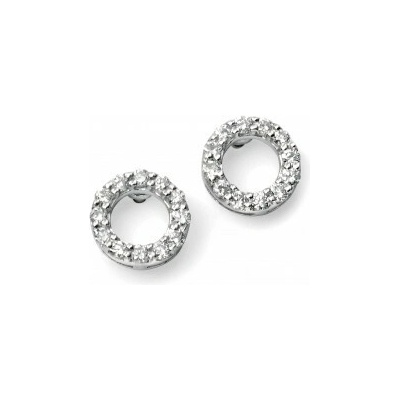 Elements gold zlaté náušnice (diamant 0,238ct) GE968