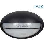 VIVALUX ГРАДИНСКИ АПЛИК e27 ip44 ЧЕРЕН vivalux petra (3800228028186)