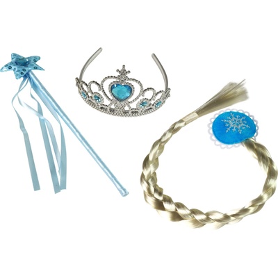 Rappa Детски комплект за принцеса Rappa - С плитка, син (188037)